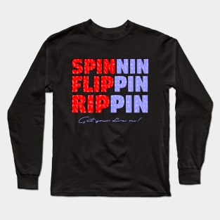 Diving - SPIN FLIP RIP - Get your dive on! Long Sleeve T-Shirt